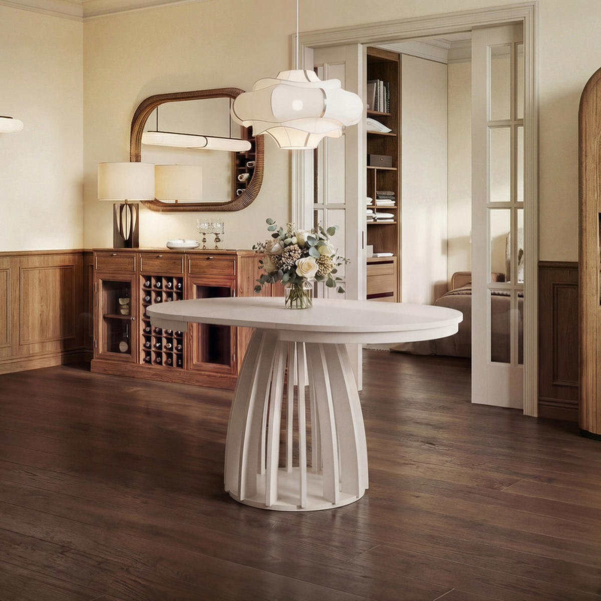 AUSZIEHTISCH VENO 100-140/76 cm Kaschmir - Kaschmir, Holzwerkstoff (100/100/76cm) - Idohome