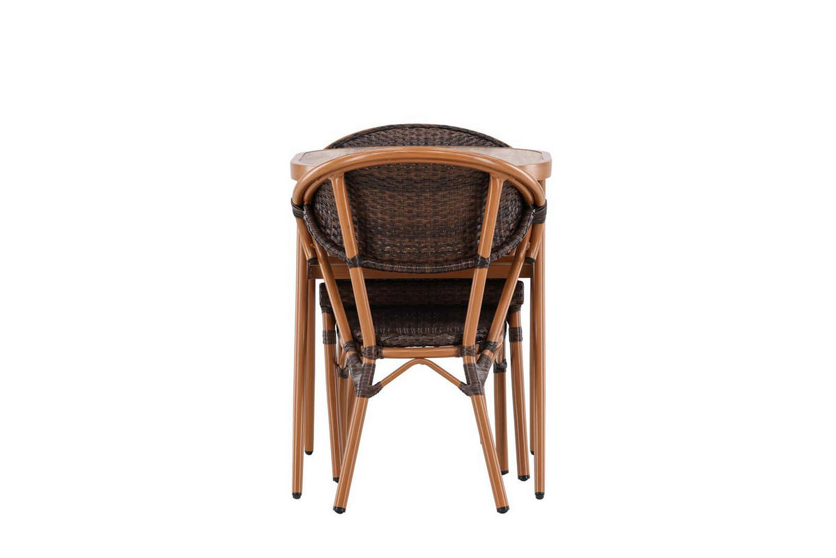 GARTENSET braun - Braun, Holzwerkstoff - ebuy24