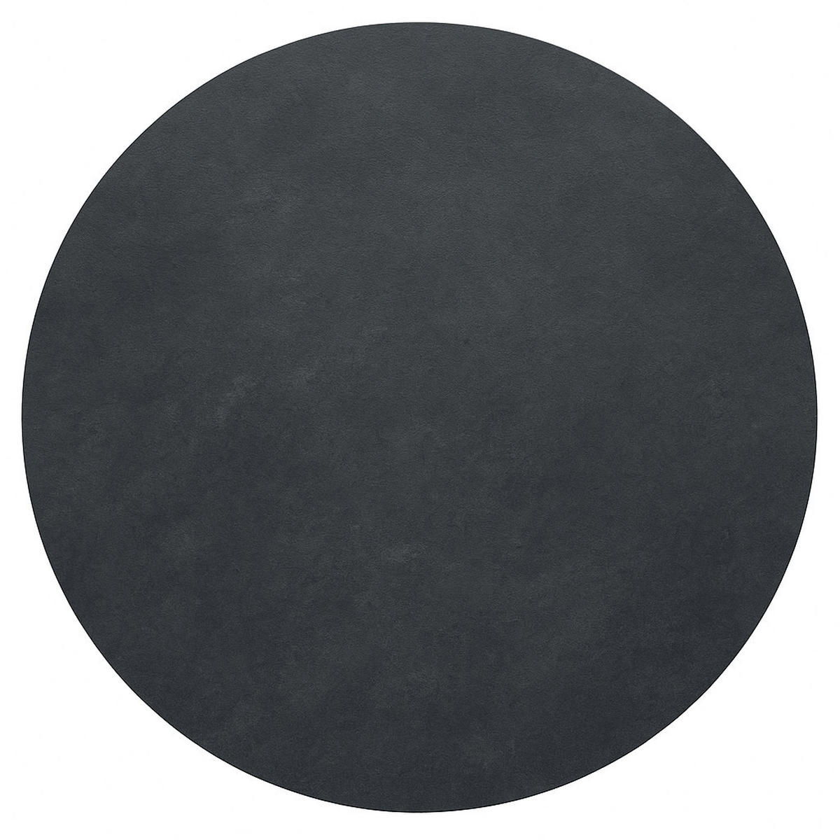 COUCHTISCHE 2er Set Dunkelgrau - Schwarz/Grau, Leder/Holzwerkstoff (88/83/107cm) - Furnhouse