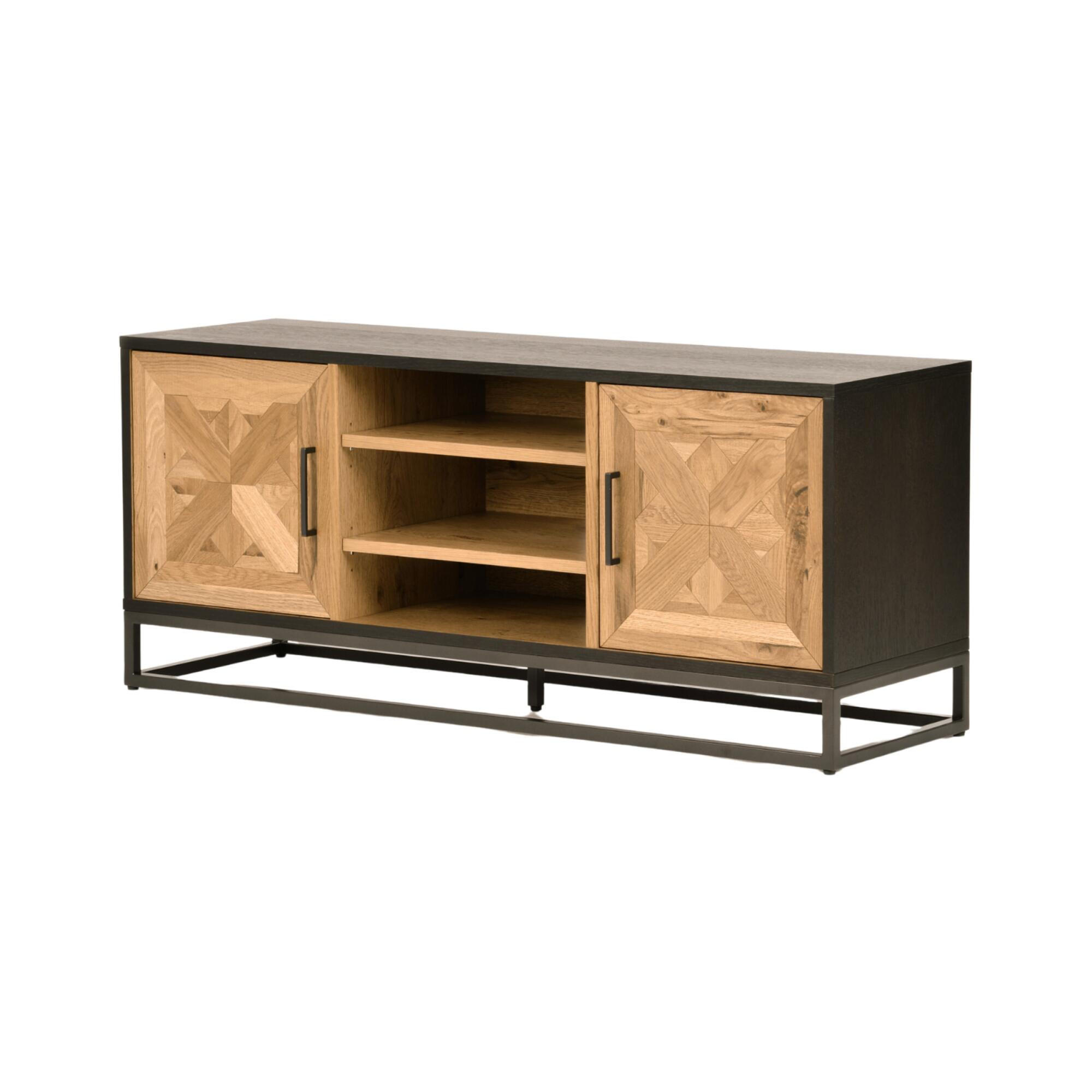 TV-LOWBOARD INDUS Beige 133x39x55 cm - Beige, Holz (133/55/39cm) - FURNLUX