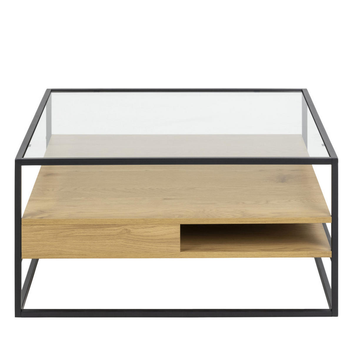 COUCHTISCH - Klares Holz - Einzelstück - Eschefarben, Holz (80/80/40cm) - Drawer