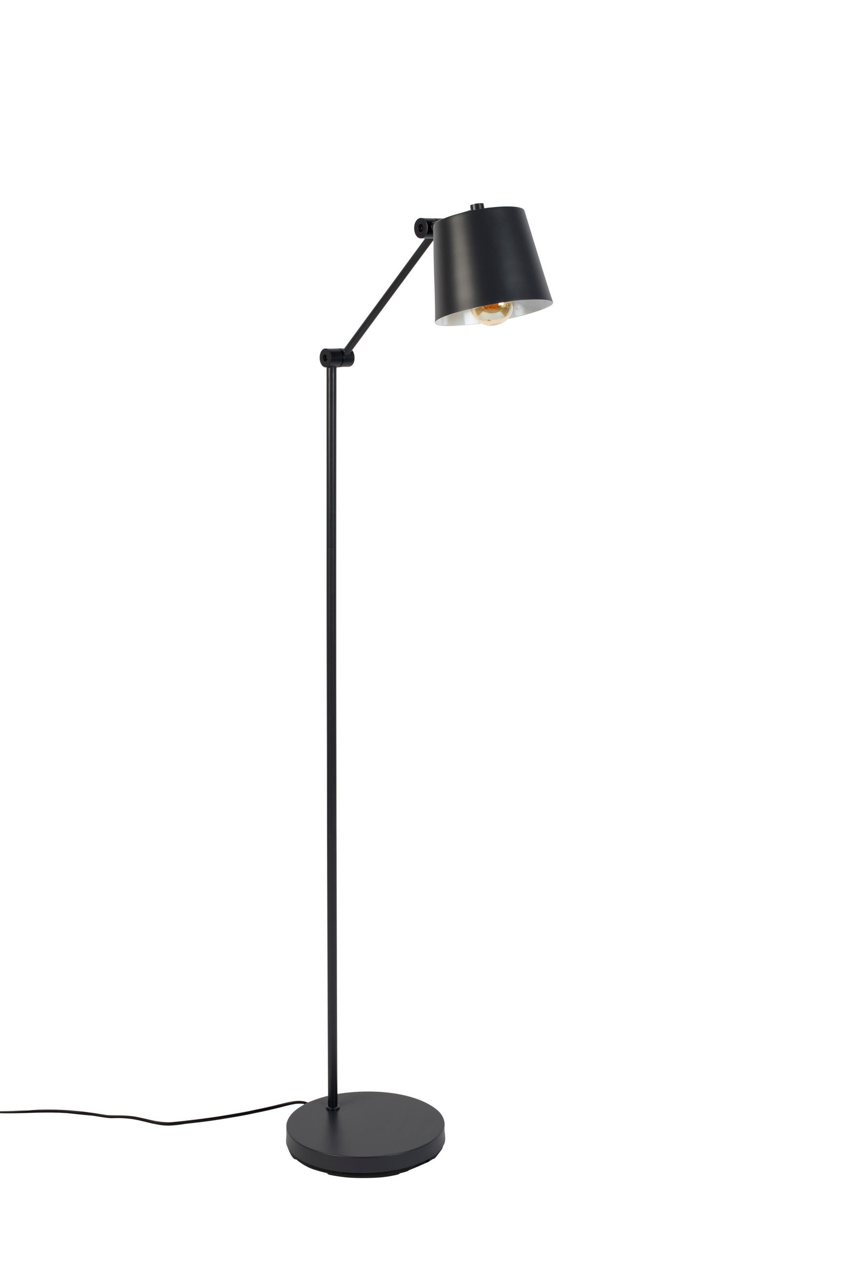 STEHLAMPE Hajo - Grau - 55/25/135 cm - Grau, Metall (55/25/135cm)