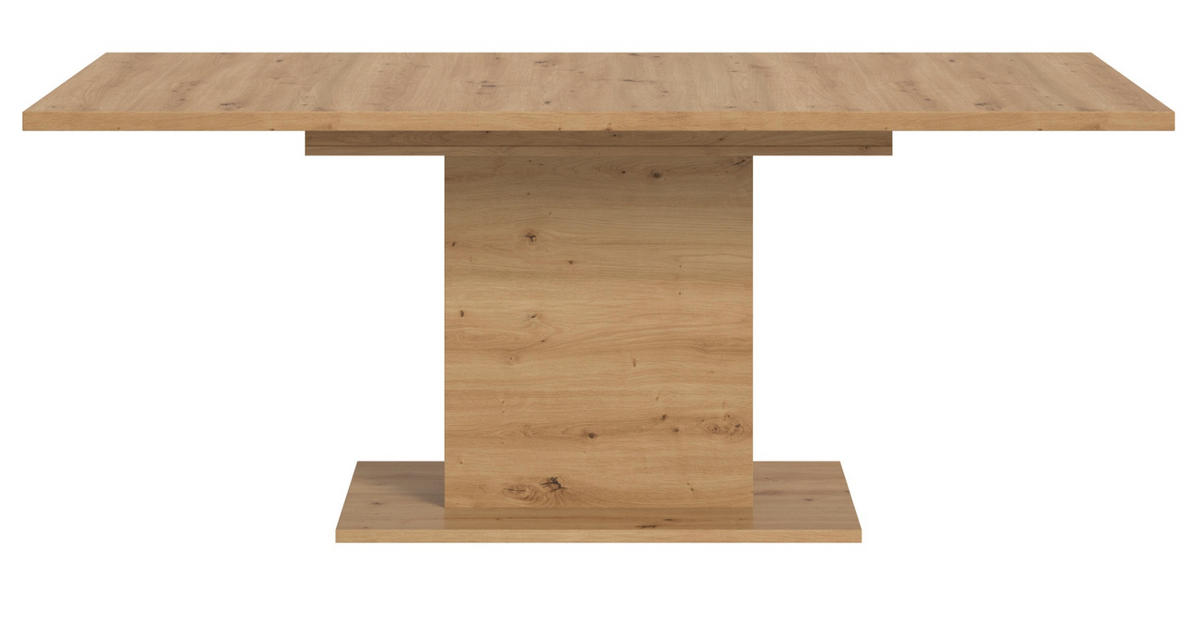 ESSTISCH Eiche Artisan, Küchentisch ausziehbar 150 - 190 cm - Eiche Artisan, Holzwerkstoff/Metall (150/90/76cm) - Inn.Furn