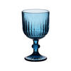 WEINGLAS Elise 4er Set rosa 9/9/16 cm Glas - Blau, Glas (0.35L) - Mondex
