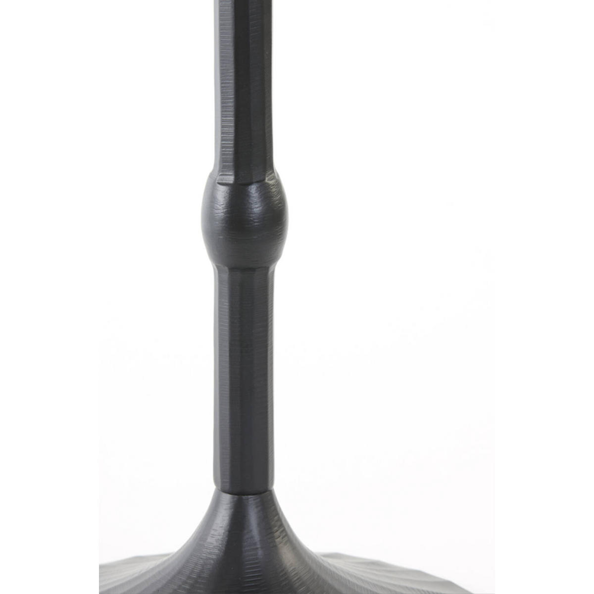 BEISTELLTISCH Janna Schwarz Ø40/50 cm - Schwarz, Metall (40/40/50cm) - Light & Living