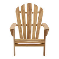GARTENSESSEL Teaka Adirondack-Stuhl,Teakholz - Naturfarben, Holz (57/104/73cm) - TPFGarden