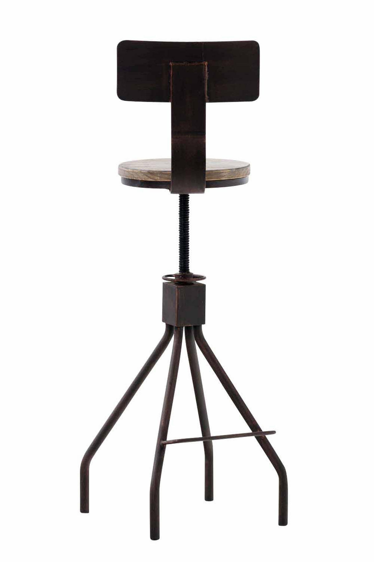 BARHOCKER Metall bronze - Bronzefarben, Metall (45/93/45cm) - CLP