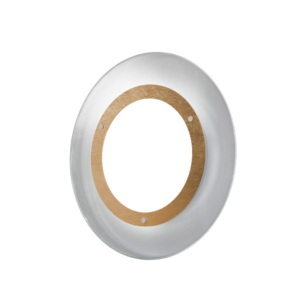 Lumicom Led-Deckenleuchte Gold 45x7x45 cm