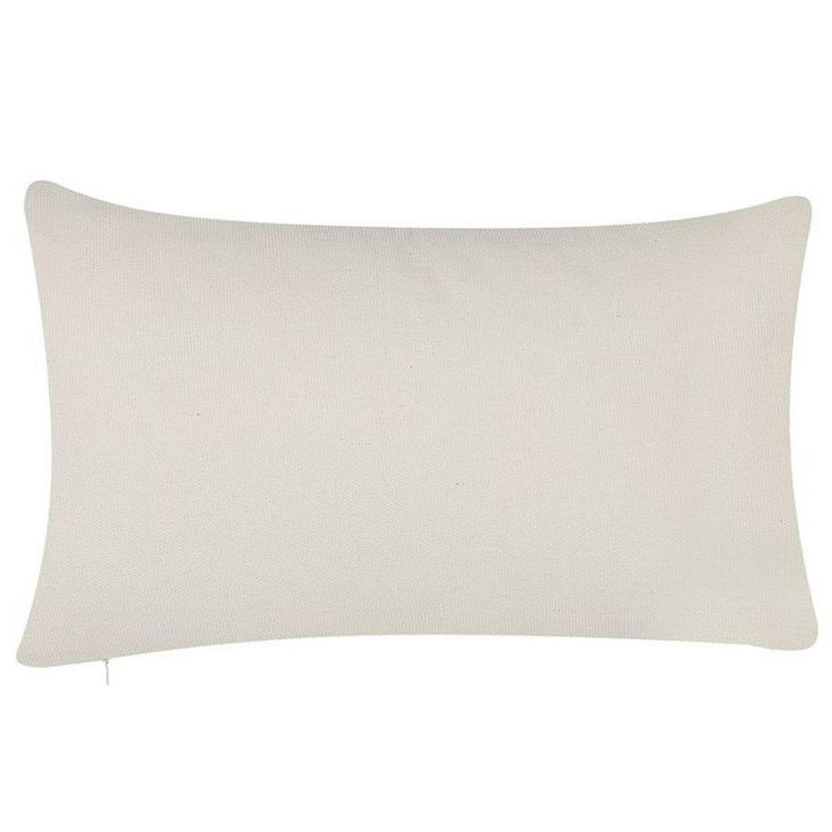 DEKOKISSEN 2er-Set Hellbeige 30/50 cm Nierembergia - Beige, Naturmaterialen/Textil (30/50cm) - Beliani
