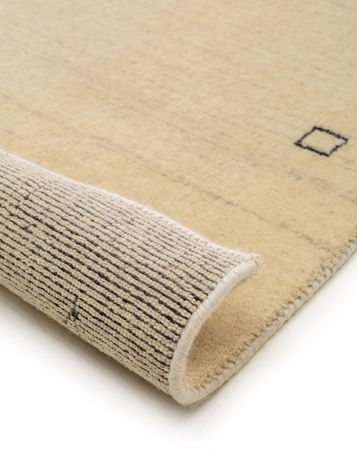 WOLLTEPPICH-LÄUFER Jamal Cream 80x250 cm - Creme, Textil (80/1cm) - KUNSTLOFT