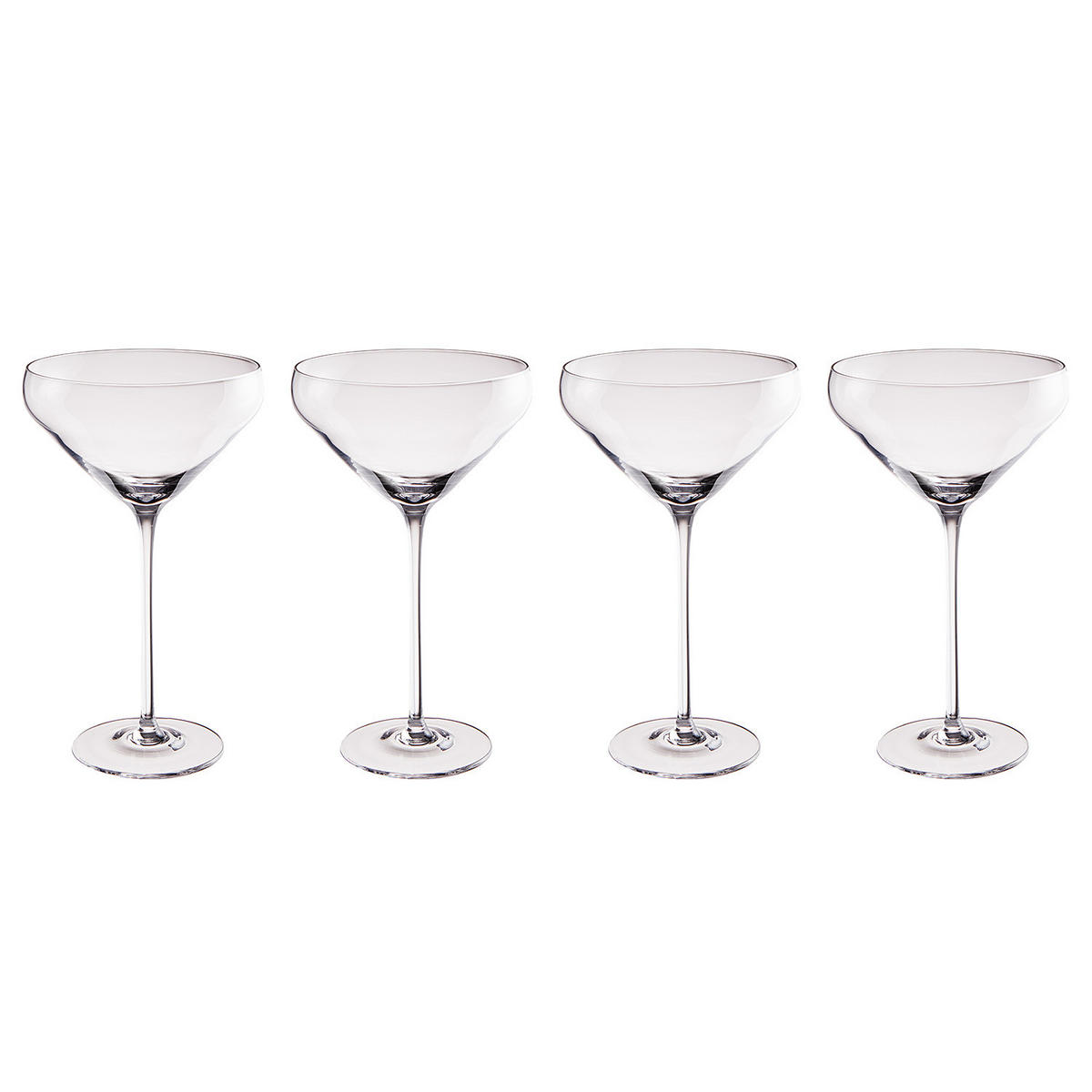COCKTAILGLAS (4er Set) Classy Hour - Transparent, Glas (0.26L) - BUTLERS