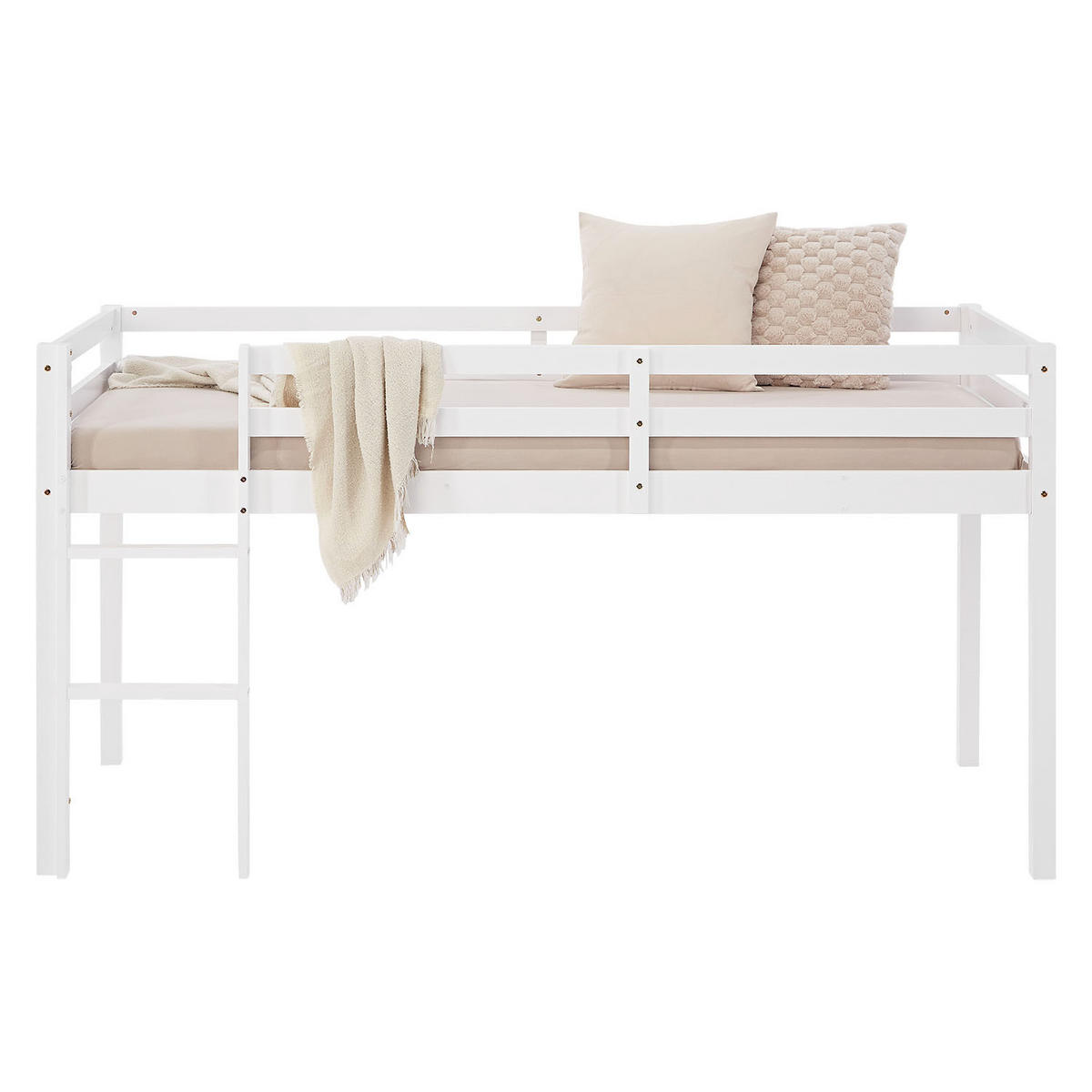 HOCHBETT 90/200 cm Weiß - Weiß, Holz (90/200cm) - Homestyle4u