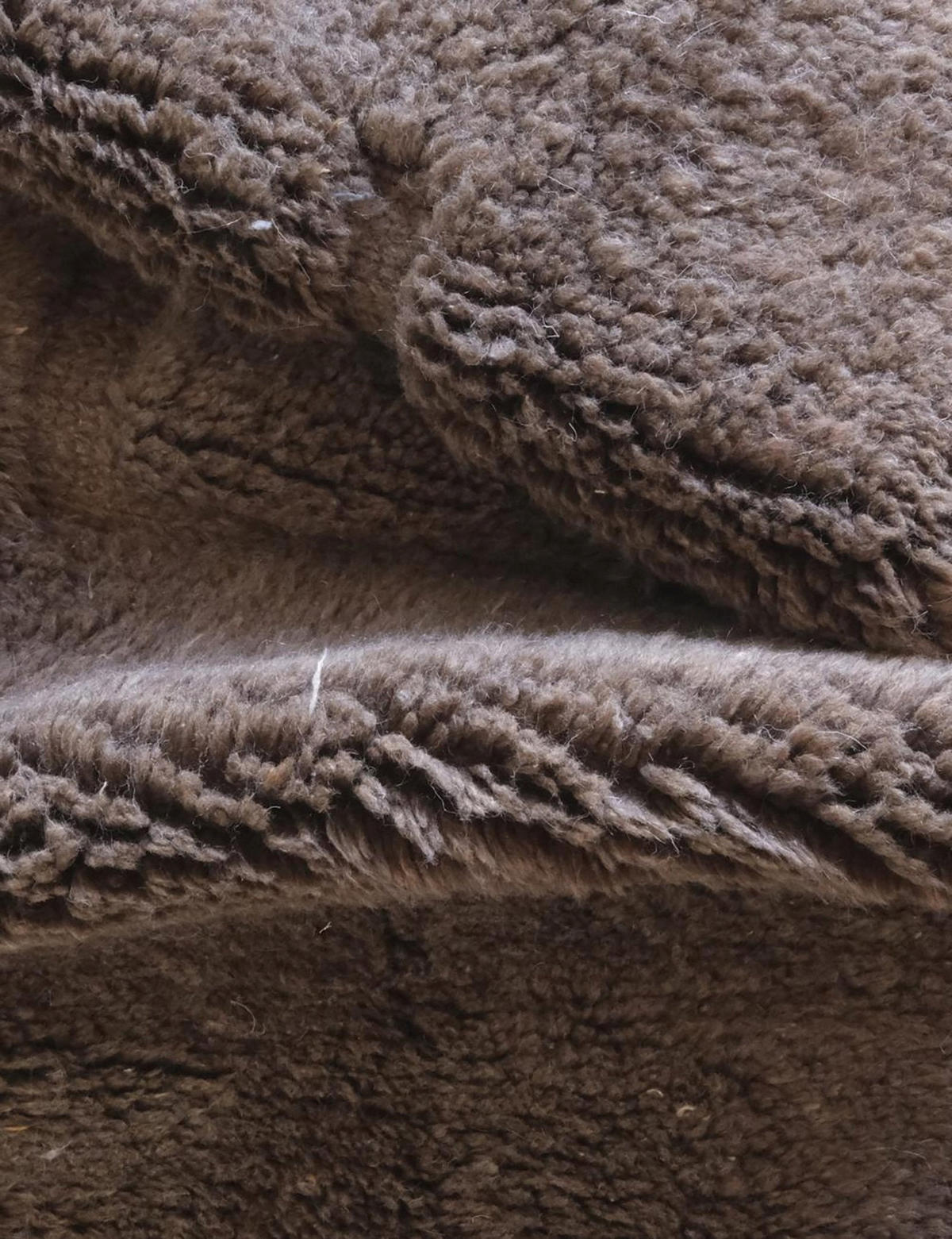 BERBERTEPPICH aus Marokko aus reiner Wolle 200x 300 cm - Braun, Naturmaterialien (200/300cm) - AFK Living