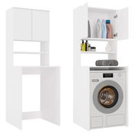 WASCHMASCHINENUMBAUSCHRANK Weiß 64/180/64 - Weiß, Holzwerkstoff (64/180/64cm) - RAUMHIRSCH FURNITURE