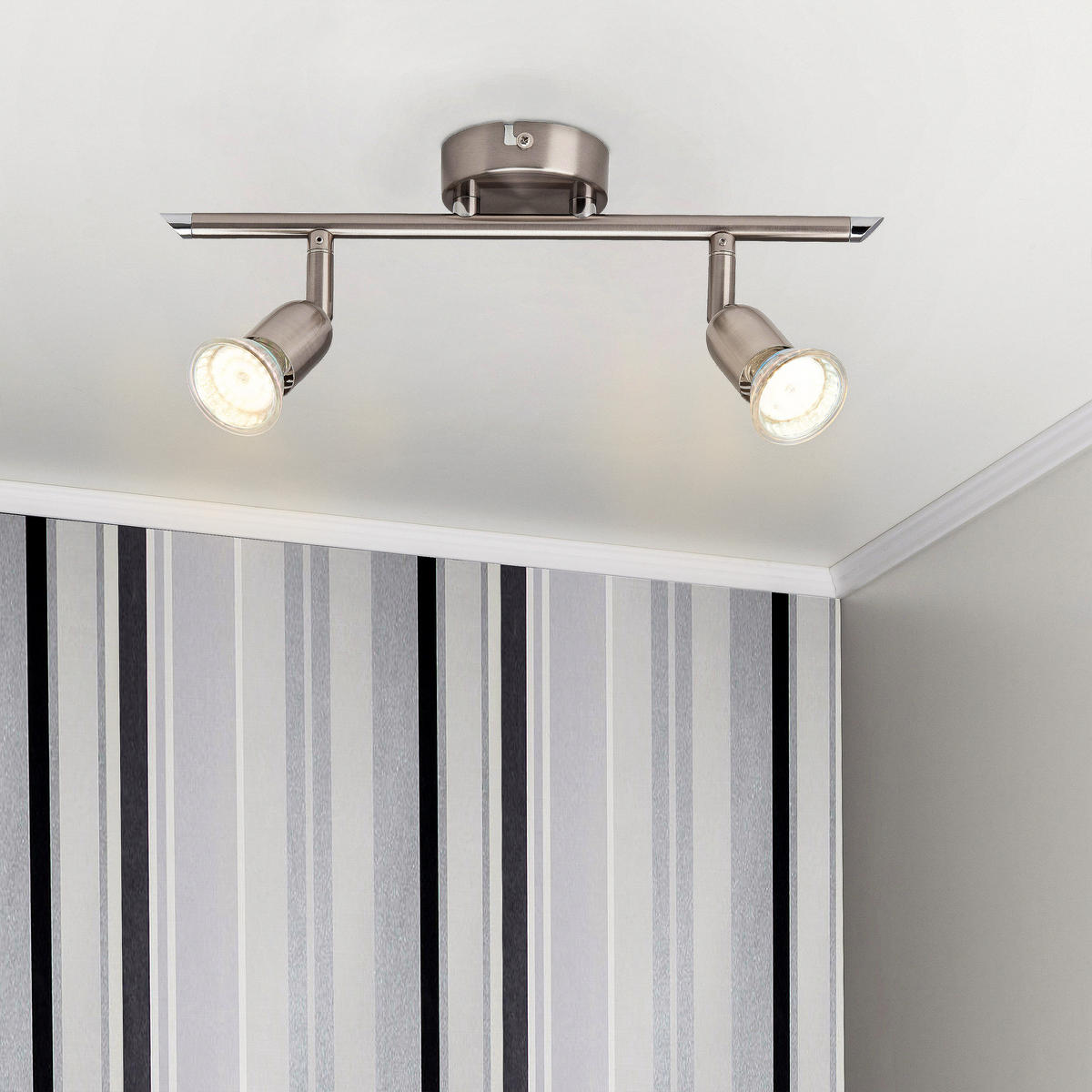 LED SPOT Loona Eisen 12/22,5/5,5 cm - Graphitfarben, Metall (12/22.5/5.5cm) - Brilliant