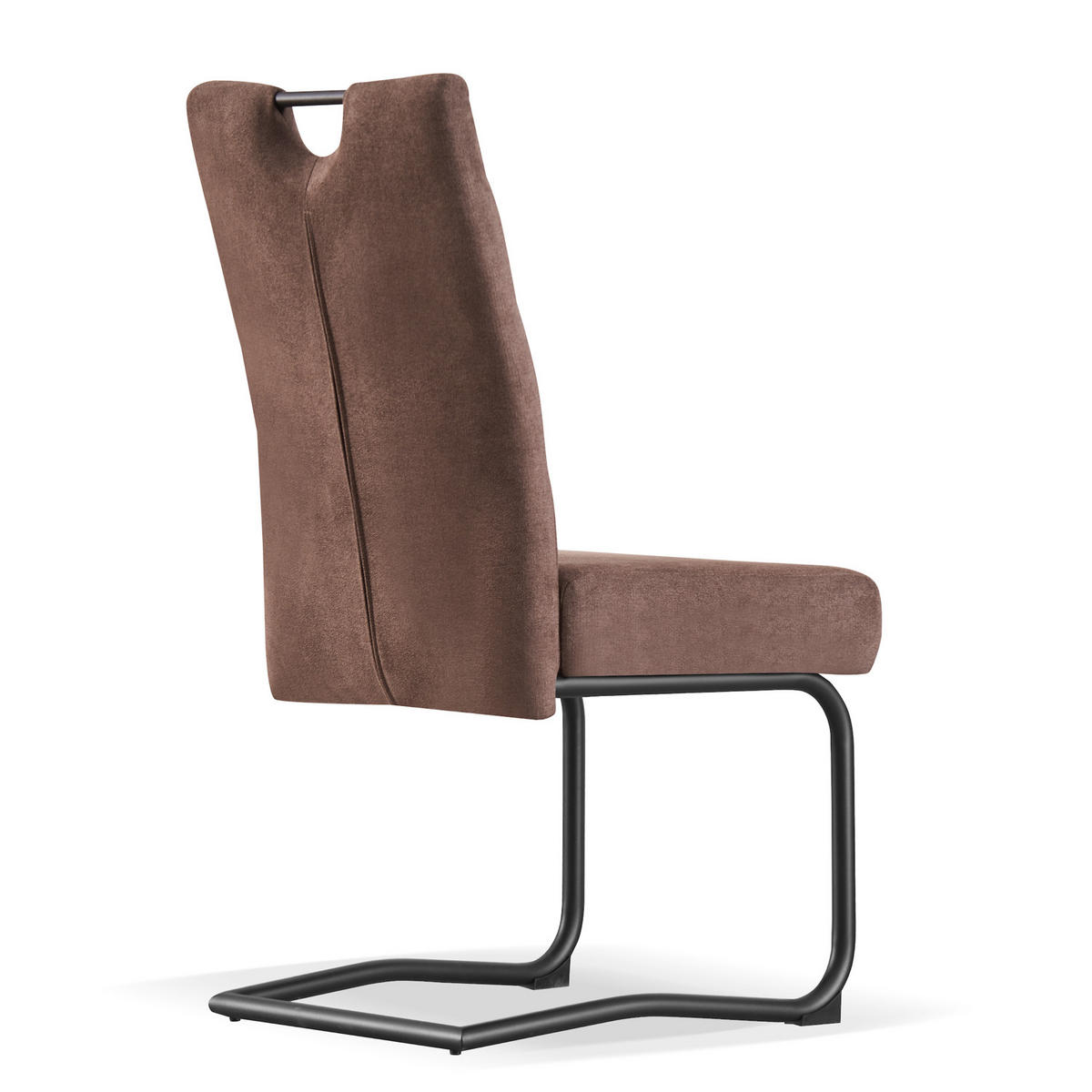 SCHWINGSTUHL SOFIA Cappuccino 2 Stück - Cappuccino, Textil/Metall (48/97/60cm) - B&D Home