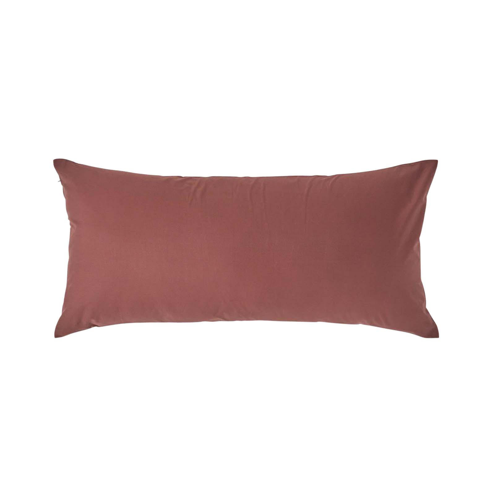 KISSENBEZUG Perkal, Ägyptische Baumwolle, Fadendichte 200 - Braun, Textil (40/80cm) - Homescapes