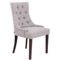 ESSZIMMERSTUHL Aberdeen 55x58x92 cm Grau - Grau, Textil (55/92/58cm) - furnicato