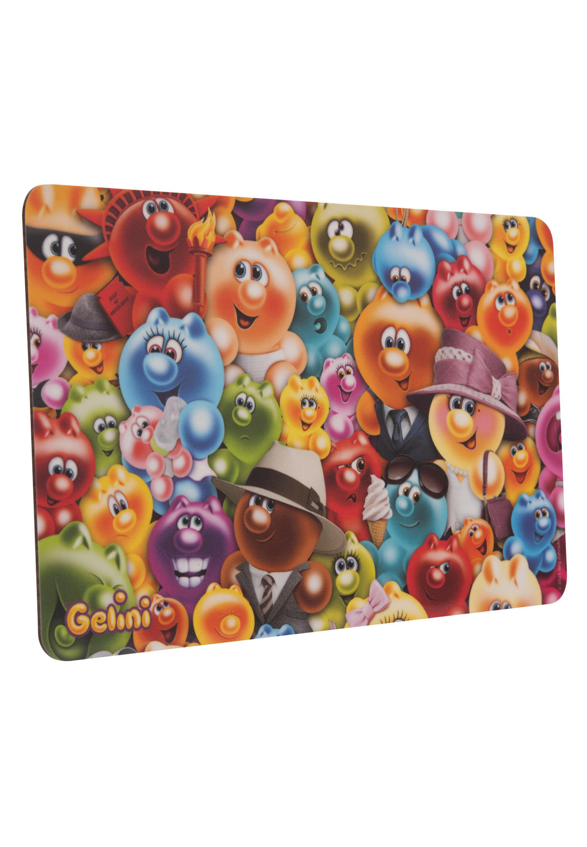 BRETTCHEN Gelini Allover Mehrfarbig 14,5 x 23,5 cm - Multicolor, Kunststoff (14.5/23.5cm) - United Labels