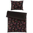 WENDEBETTWÄSCHE Satin 140/200 cm  - Schwarz, KONVENTIONELL, Textil (140/200cm) - Esposa