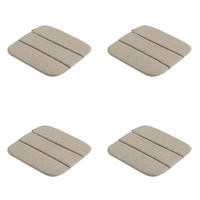 SITZKISSEN Panama - Beige - 40/40/3 cm - 4er-Set - Beige, Textil (40/3/40cm) - Madison