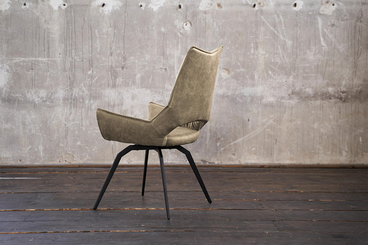 DREHSTUHL SIVO Beige Webstoff - Beige, Textil (57/95/56cm) - KAWOLA
