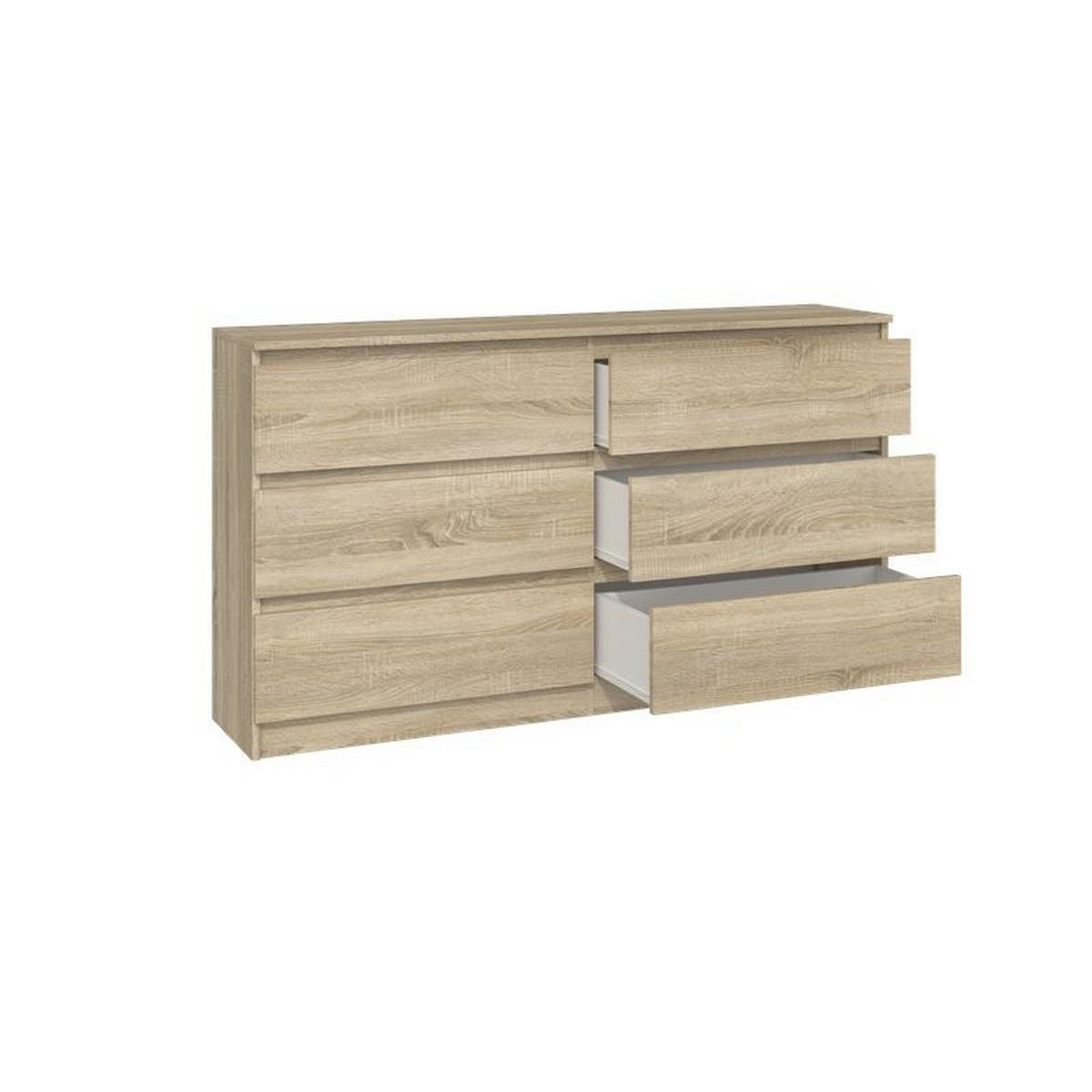 KOMMODE Sonoma Eiche 138/75/40 - Sonoma Eiche, Holzwerkstoff (138/75/40cm) - RAUMHIRSCH FURNITURE