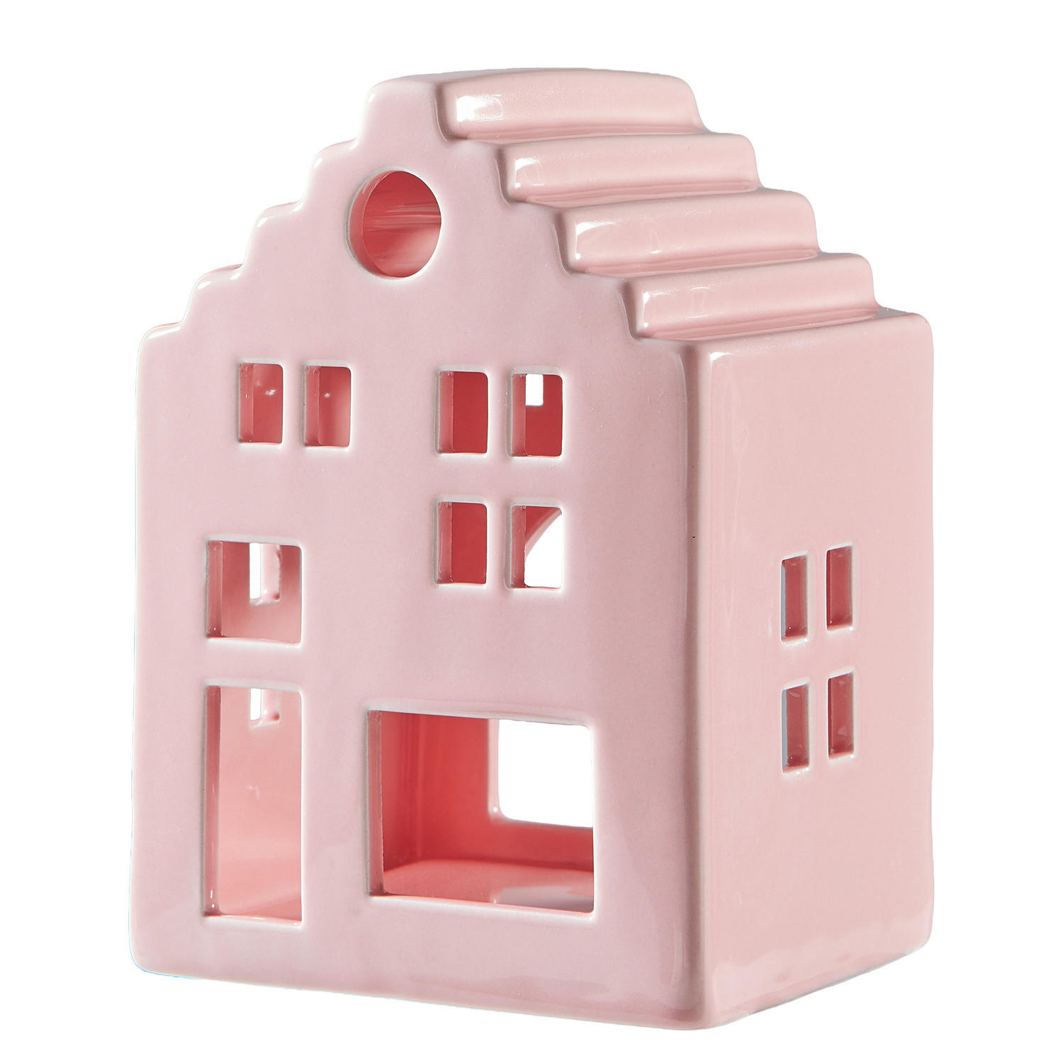 TEELICHTHAUS Delft - Rosa, Keramik (8cm) - Butlers