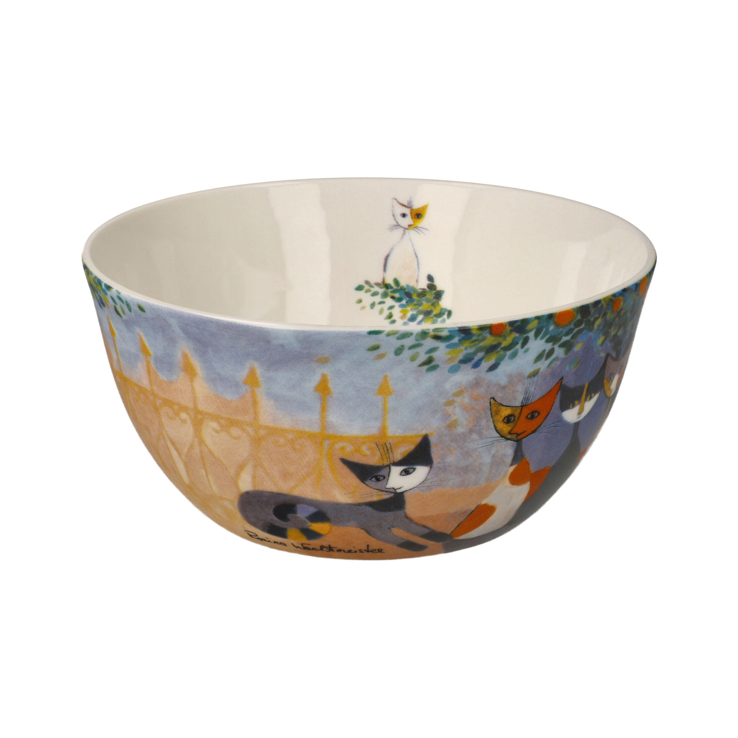 KÜNSTLERSCHALE Rosina Wachtmeister - Tempi felici, Fine Bone China, Bunt, 15 cm - Multicolor, Keramik (7cm) - Goebel