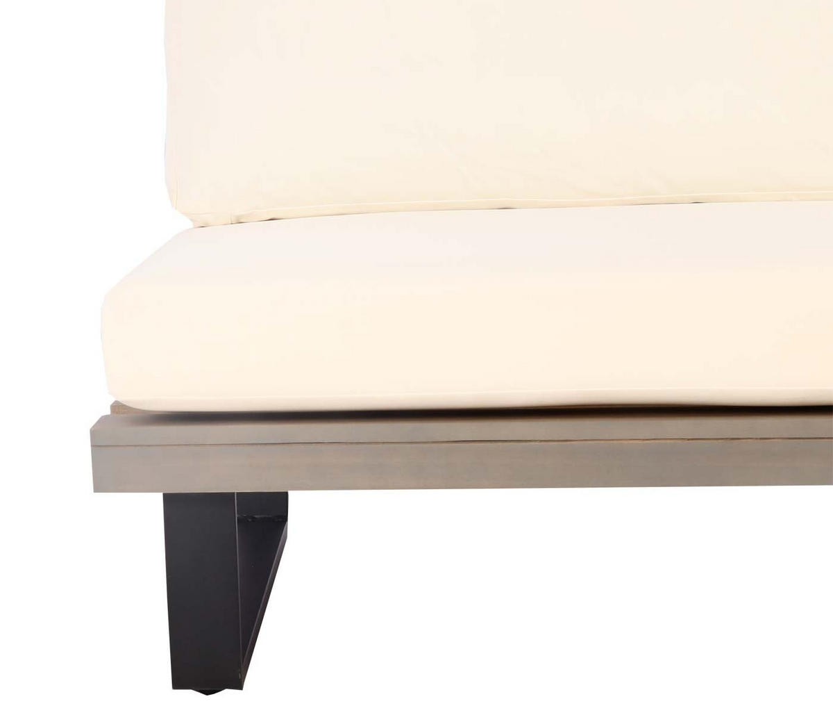 LOUNGESESSEL Garten Grau Cremeweiß - Grau, Holz (82/75/82cm) - PROREGAL