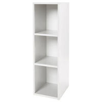 SEITENREGAL Constantin - Weiß, Holzwerkstoff (26.5/88/32cm) - Roba