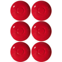 KAFFEEUNTERTASSEN Doppio Rot ø 16 cm 6er Set - Rot, Keramik (16cm) - Ritzenhoff Breker