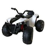ELEKTRO KINDERQUAD Kinderquad S888 2x 25 Watt Motoren, 12V 7Ah Akku, Musikfunktion, LED-Scheinwerfer - Weiß, Kunststoff (100/70/70cm) - Es-Toys