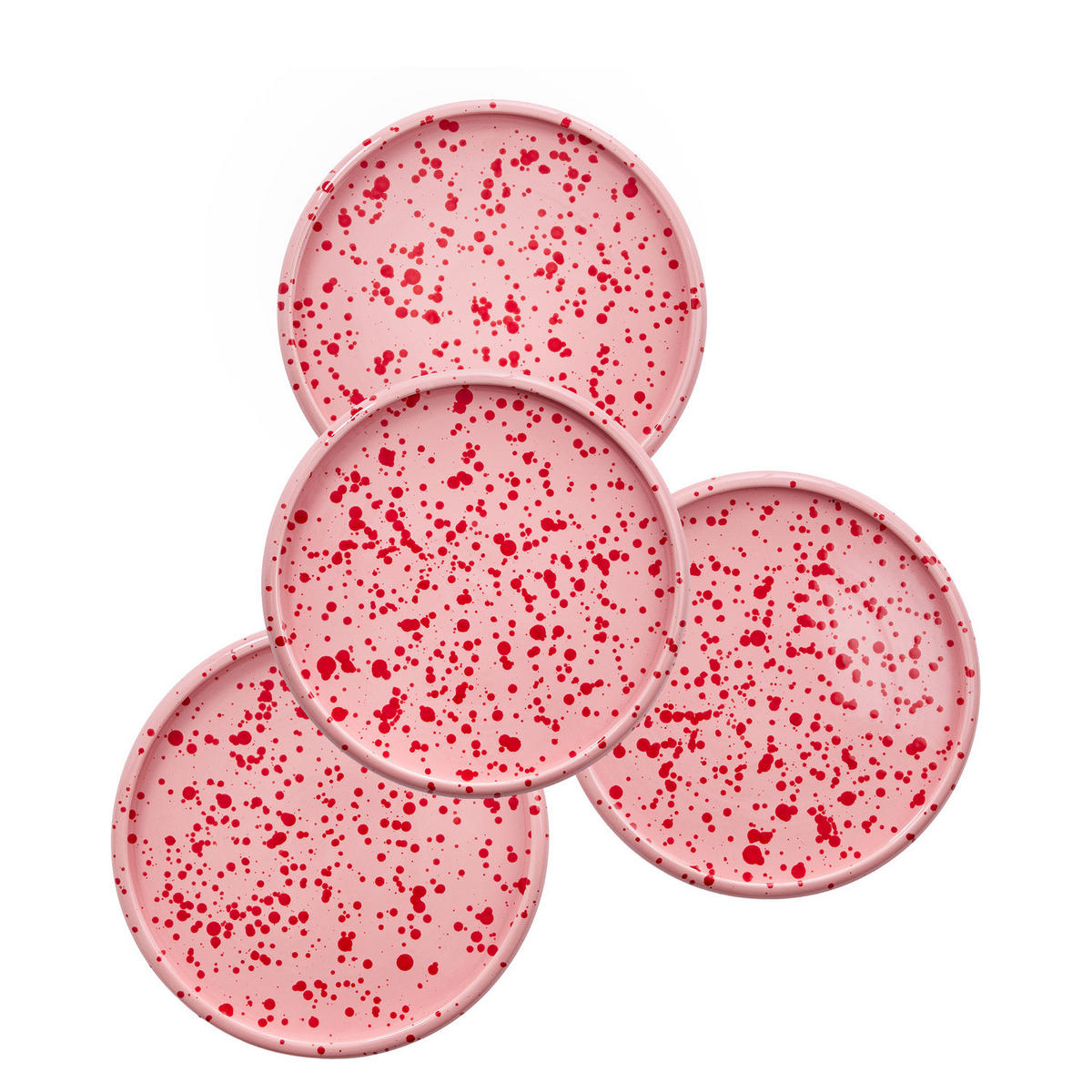 DINNERTELLER Boogy Splash - Pink, Keramik (27/27/2.5cm) - Butlers