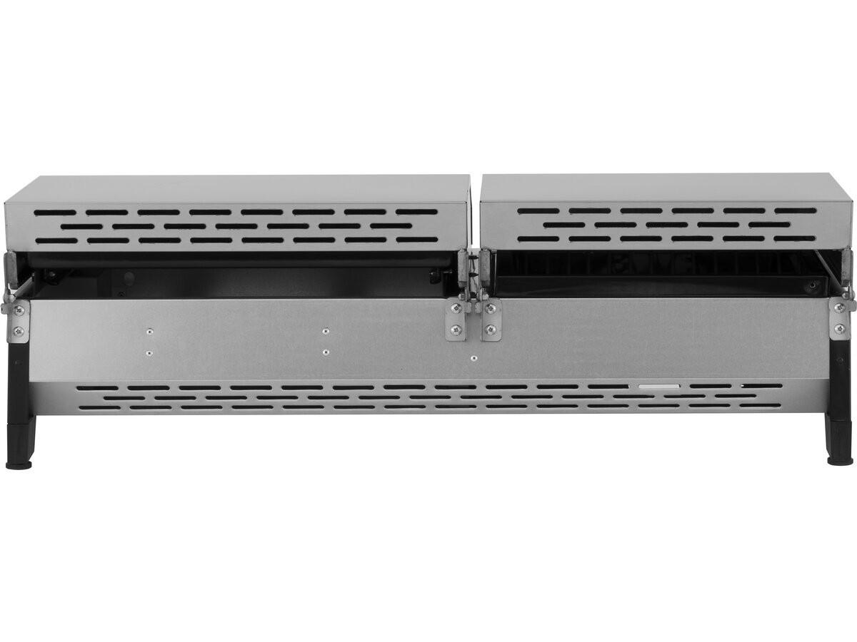 PLANCHA flamo Grau - Grau, Metall (47/25/84cm) - Habitat Garten