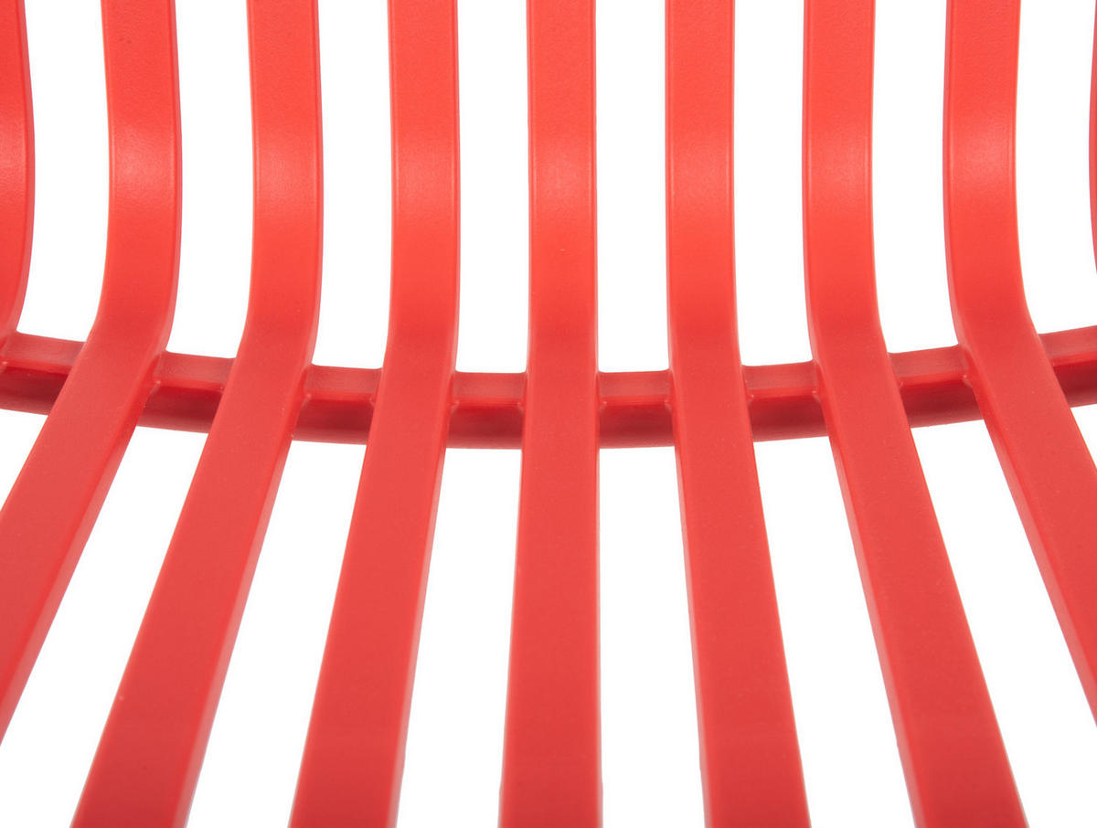 GARTENSTUHL Glee 58/42/79 cm - Rot, Kunststoff (42/79/58cm) - Leitmotiv