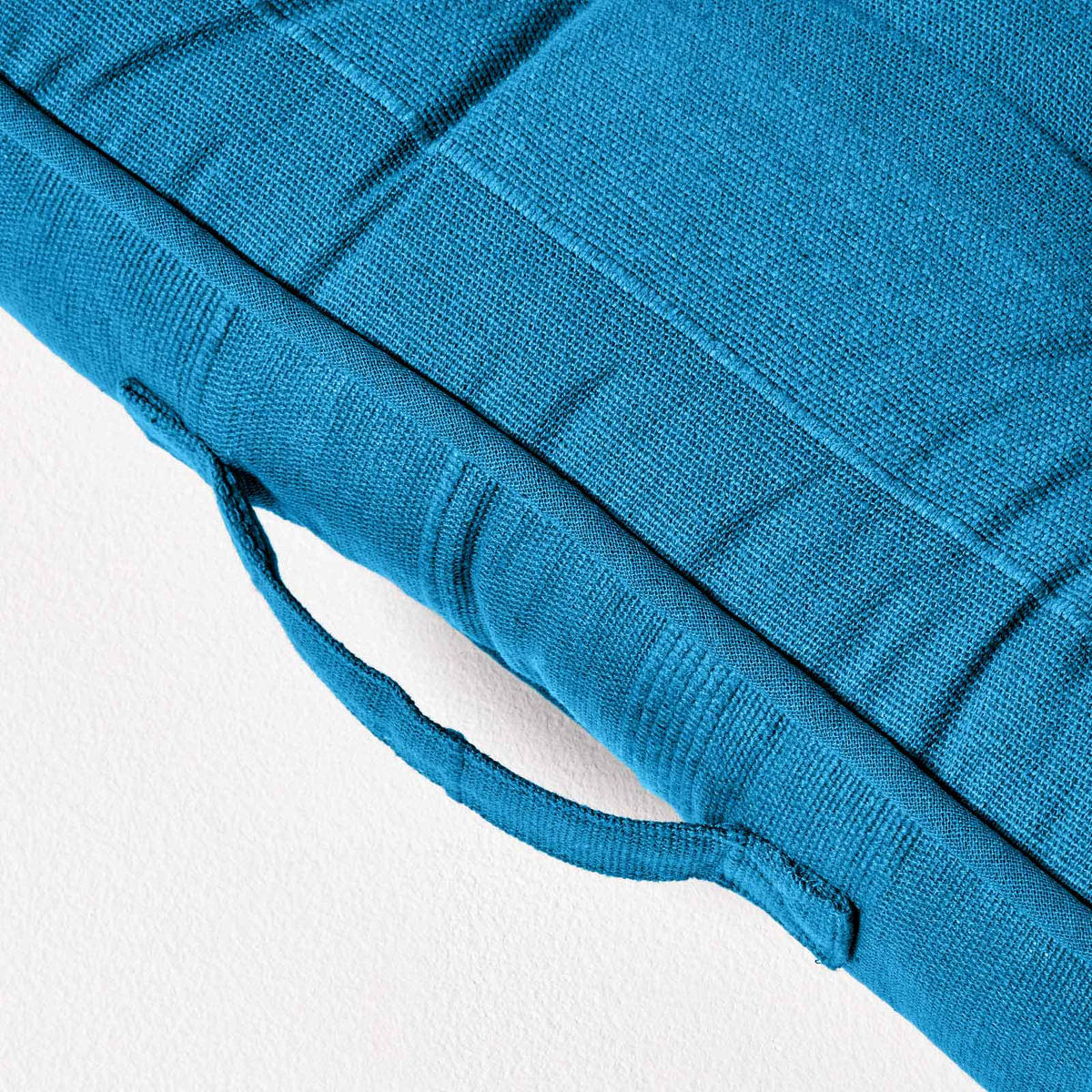 SITZKISSEN Rajput petrol-blau 40/40/8 cm - Petrol, Textil (40/40/8cm) - Homescapes