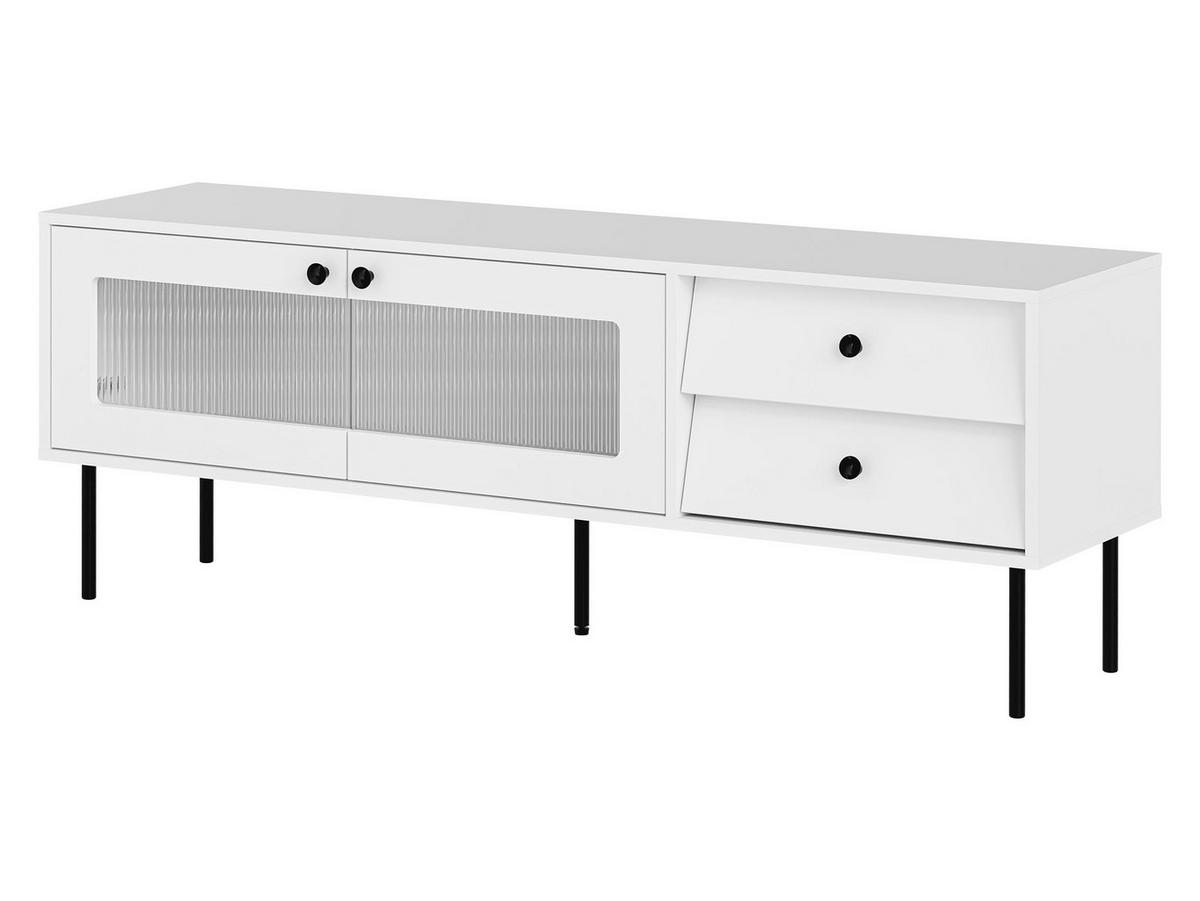TV-LOWBOARD Valerio 150 - Schwarz/Weiß, Holzwerkstoff/Kunststoff (150/55/39cm) - MIRJAN24