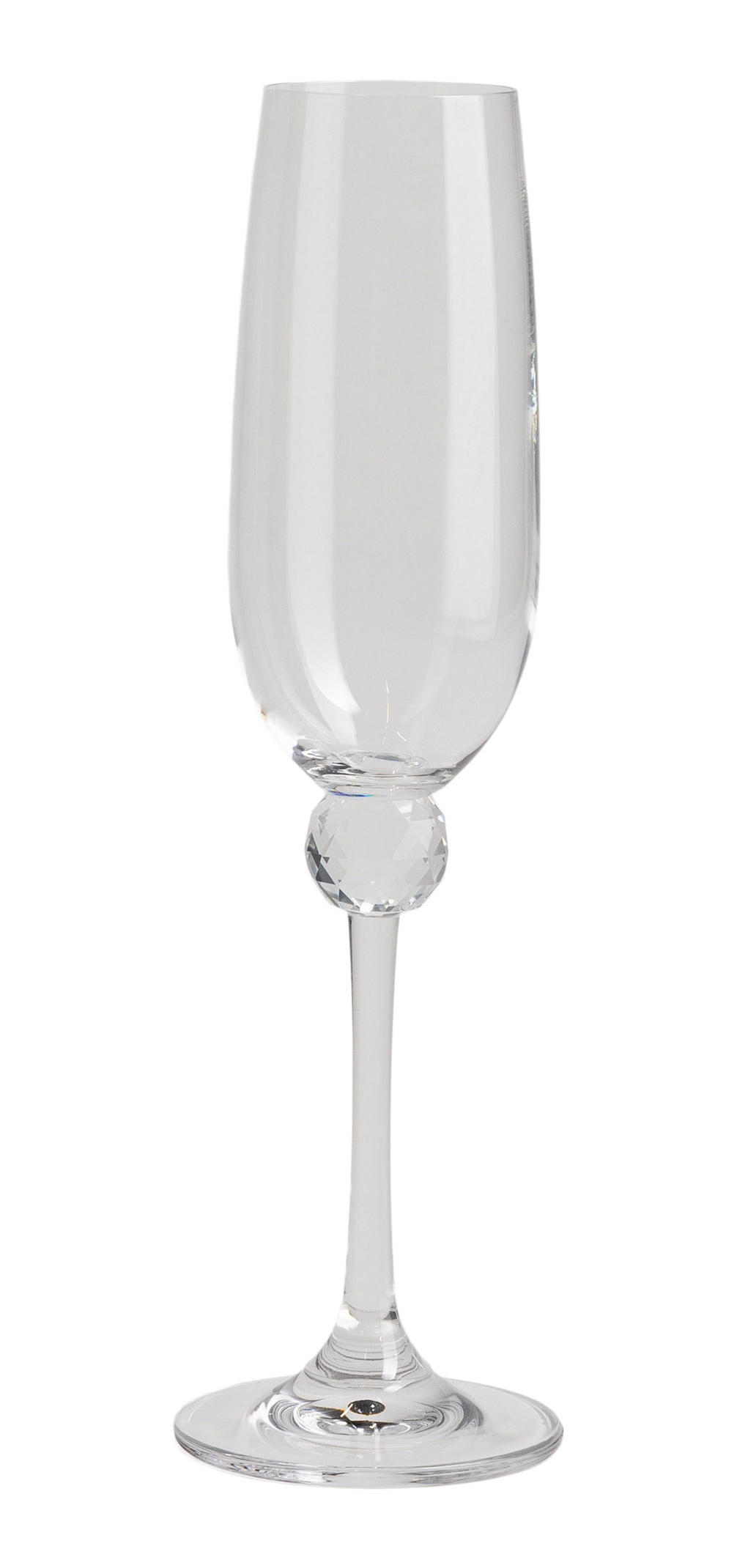 CHAMPAGNERGLAS Diamant - Transparent, Glas (0.2L) - home&you
