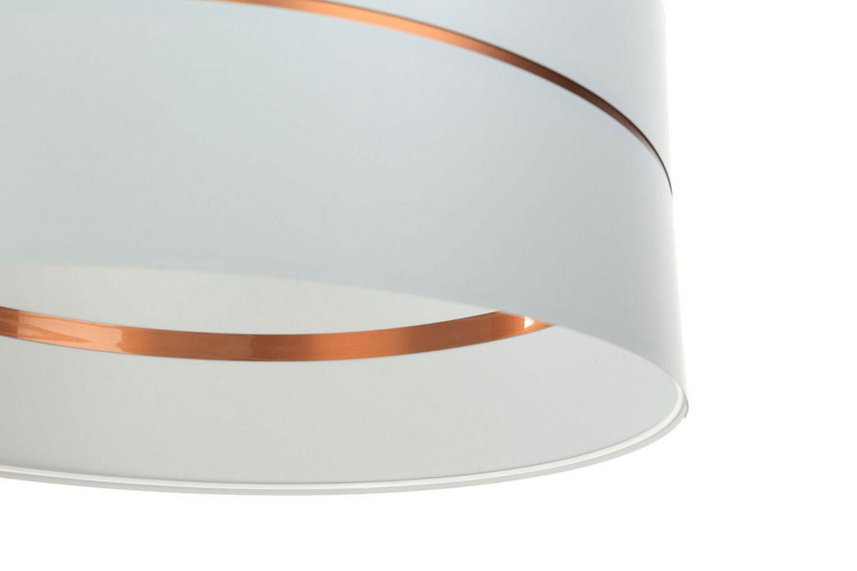 HÄNGELEUCHTE Grau 50/21 cm - Grau/Kupferfarben, Kunststoff (50/0.8/21cm) - ONZENO