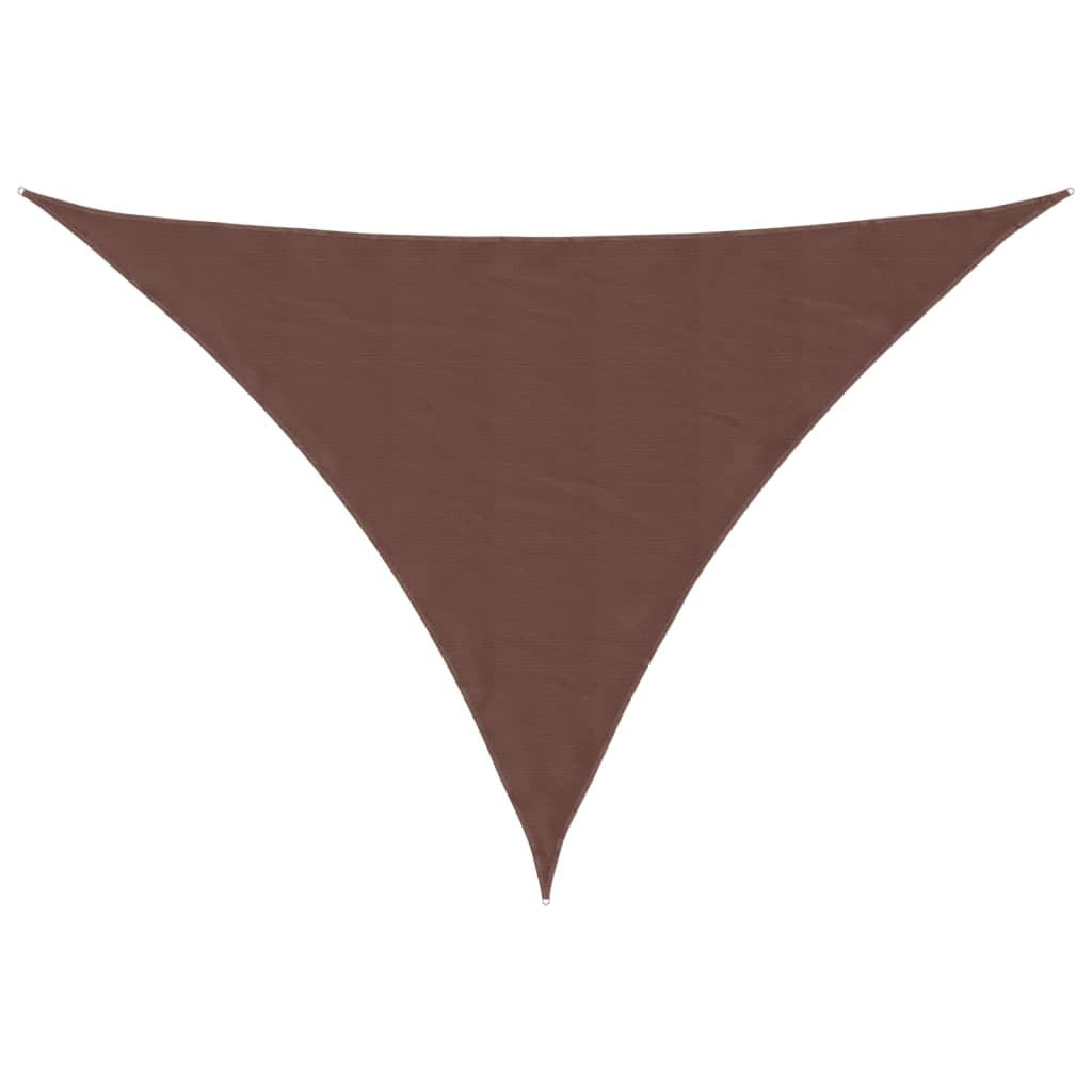 furnicato Sonnensegel Braun 600x500 cm