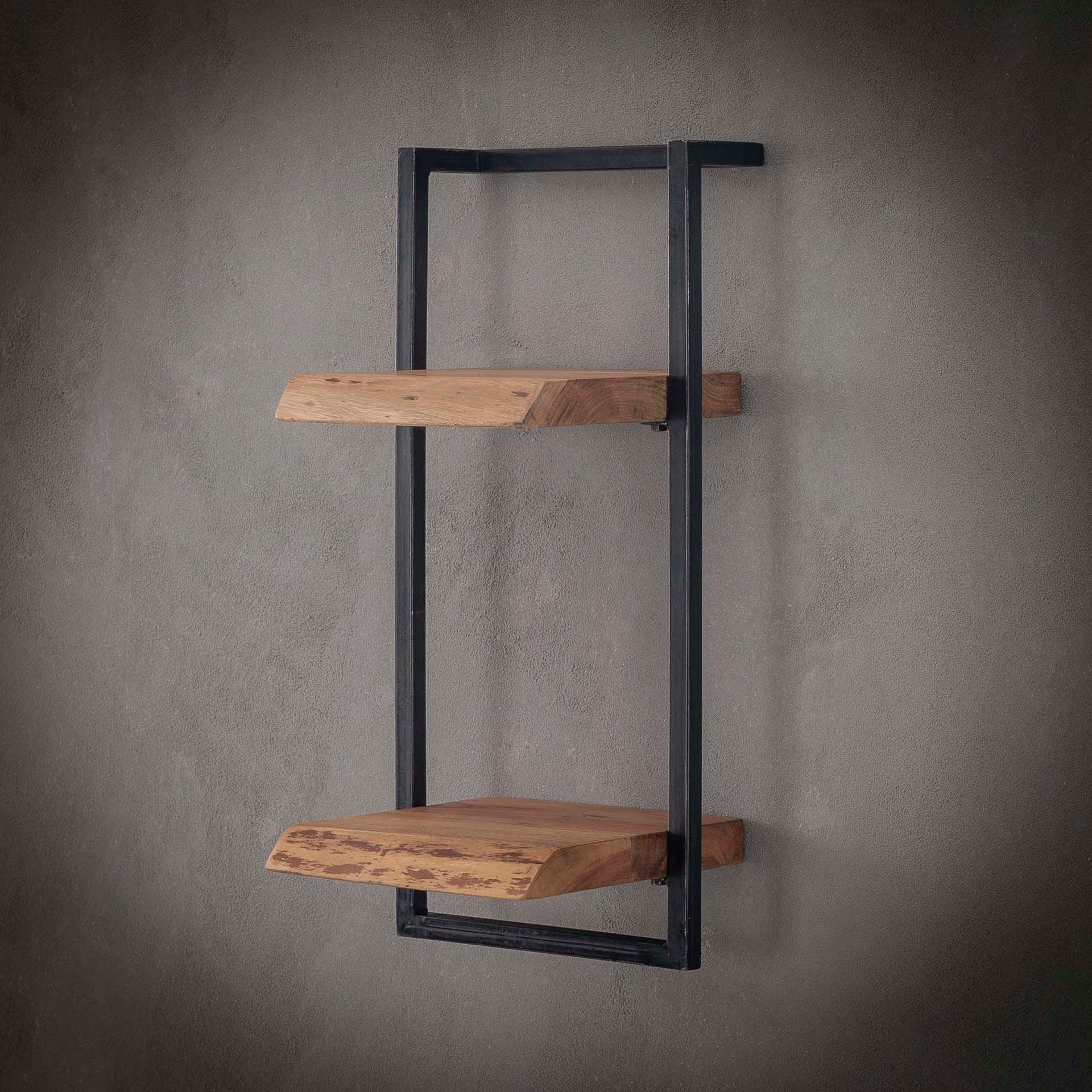 WANDREGAL Edge Braun 30/25/65 cm - Braun, Holz (25/65/30cm) - Hoyz Collection