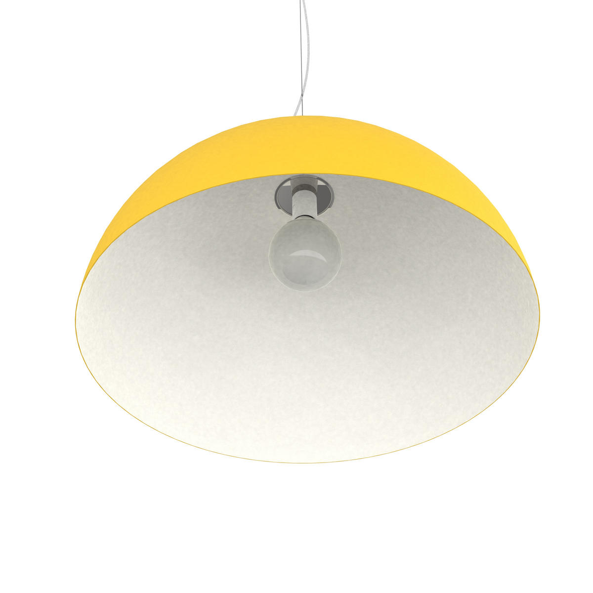 HÄNGELEUCHTE - Gelb, Metall (60/60/30cm) - Lumicom