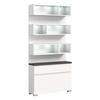 GARDEROBE Shoelove 27/95/192 cm - Grau, Holzwerkstoff (95/192/27cm) - Xonox
