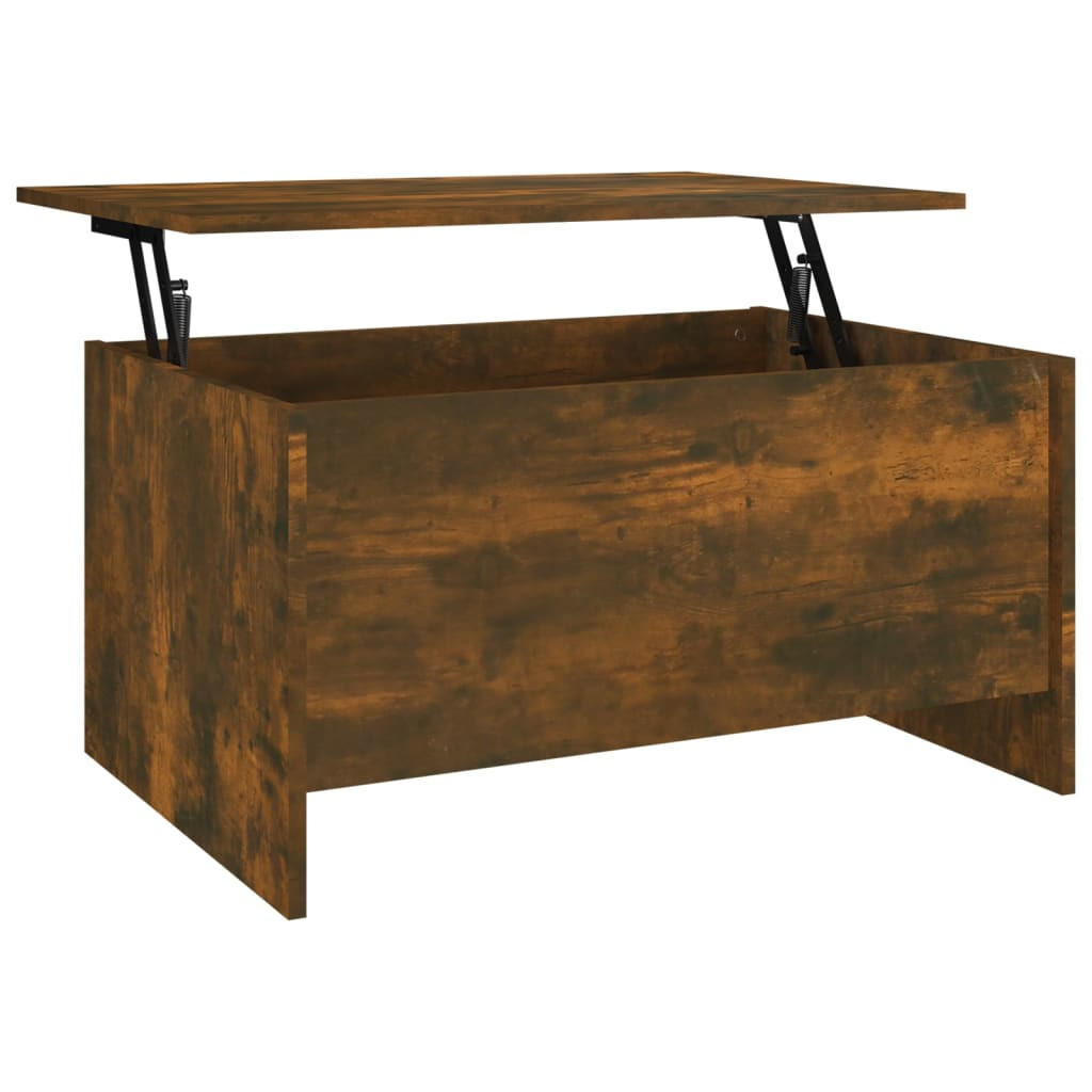 COUCHTISCH Räuchereiche 80x55,5x41,5 cm Holzwerkstoff - Braun, Holzwerkstoff (80/55.5/41.5cm) - furnicato