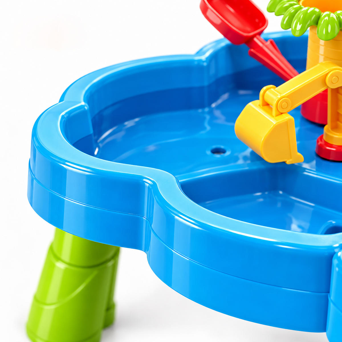 STŮL Vícebarevný dětský vodní s taburetem - různobarevná, plast (58/58cm) - Relaxdays