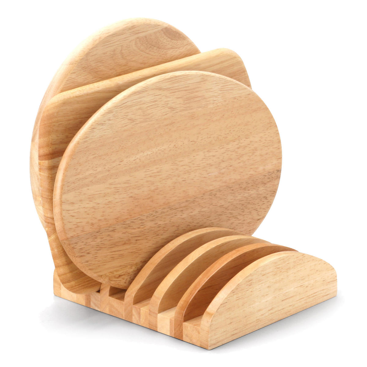 BRETTCHENSTÄNDER, Gummibaumholz - Braun, Holz (21/8/21cm) - Continenta