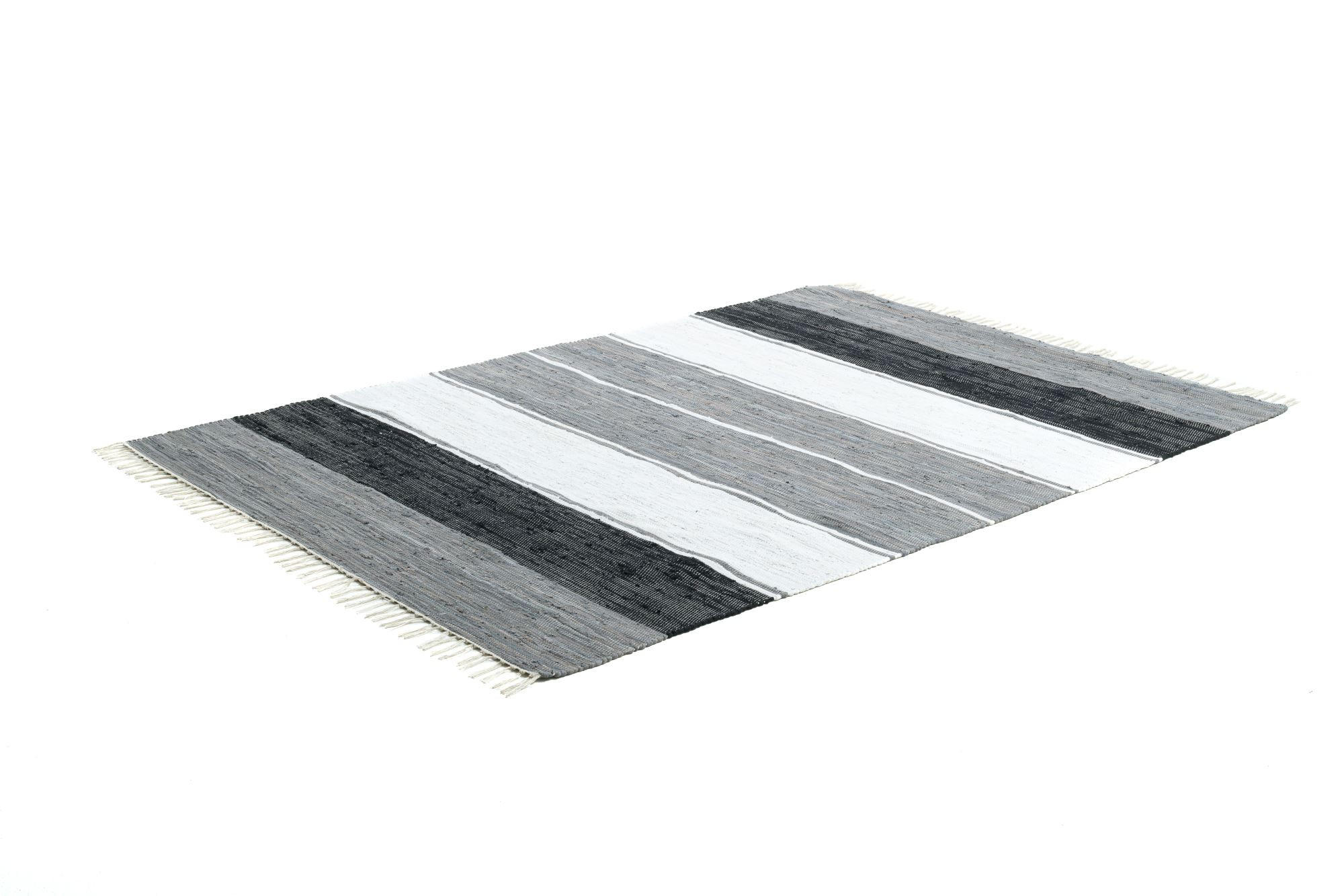 FLECKERLTEPPICH Happy Design 60x120 cm - Schwarz, Textil (60/120cm) - THEKO