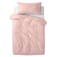 BETTBEZUG 2er-Set teiliges basic 115x145 cm (kinderbett) hellrosa - Rosa, Textil (115/145cm) - Happy Friday