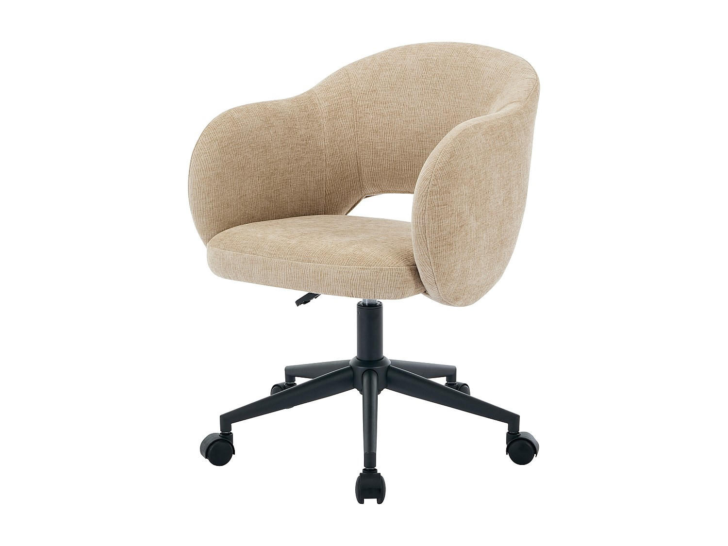 Vente-Unique Bürostuhl Beige 56.5x85x58 cm